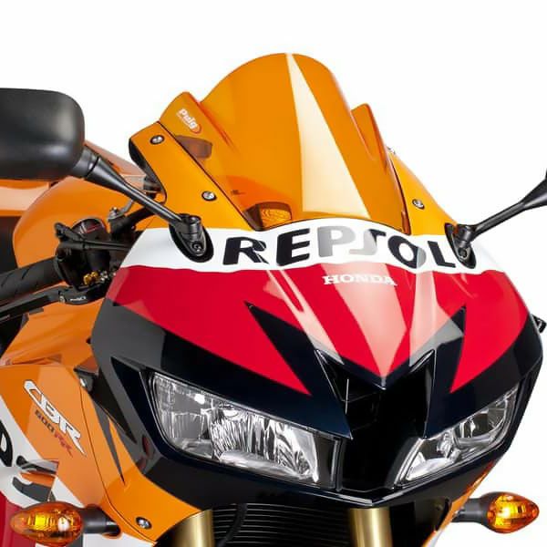 プーチ(Puig) レーシングスクリーン オレンジ CBR600RR 13-16 6478T-01