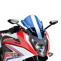 cbr650f Puigプーチ ツーリングスクリーン 取扱スモーク説明書付き プーチ(Puig) レーシングスクリーン ブラック CBR650F 7003N