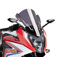 cbr650f Puigプーチ ツーリングスクリーン 取扱スモーク説明書付き プーチ(Puig) ツーリングスクリーン ダークスモーク CBR650F