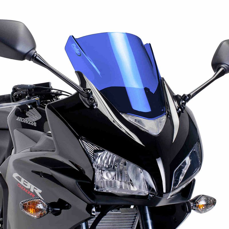 プーチ(Puig) レーシングスクリーン ブルー CBR500R 13-15 6479A-01