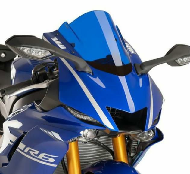 YZF-R7/YZF-R6 レーシングスクリーン ブルー プーチ Puig | バイク