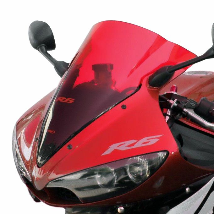 プーチ(Puig) レーシングスクリーン レッド YZF-R6 03-05 1328R
