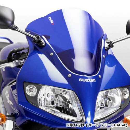 プーチ(Puig) レーシングスクリーン ブルー SV650/1000S 03-08 1346A