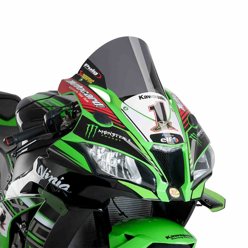 プーチ(Puig) レーシングスクリーン/R-Racer ダークスモーク ZX-10R 16- 9849F | バイクカスタムパーツ専門店  モトパーツ(MOTO PARTS)