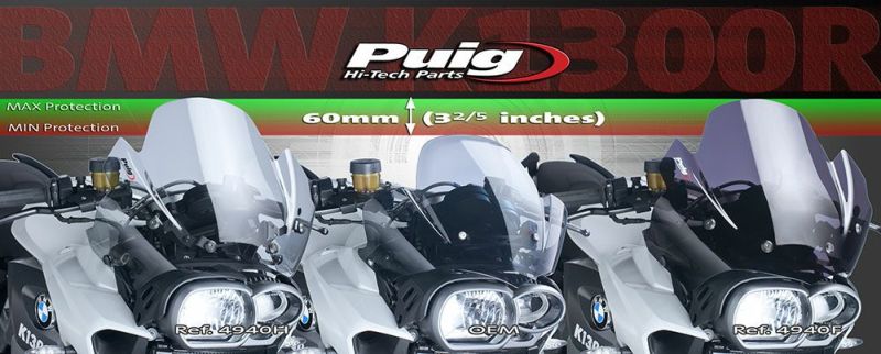 プーチ(Puig) スポーツスクリーン ダークスモーク K1300R 4940F