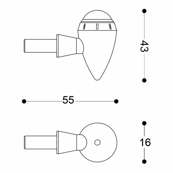 バラクーダ(Barracuda) LEDウィンカー S-LED シルバー N1001/BSA-03