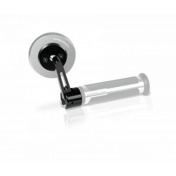 バラクーダ(Barracuda) 汎用バーエンドミラー SKINバーエンド シルバー SKIN BAR END/A-01