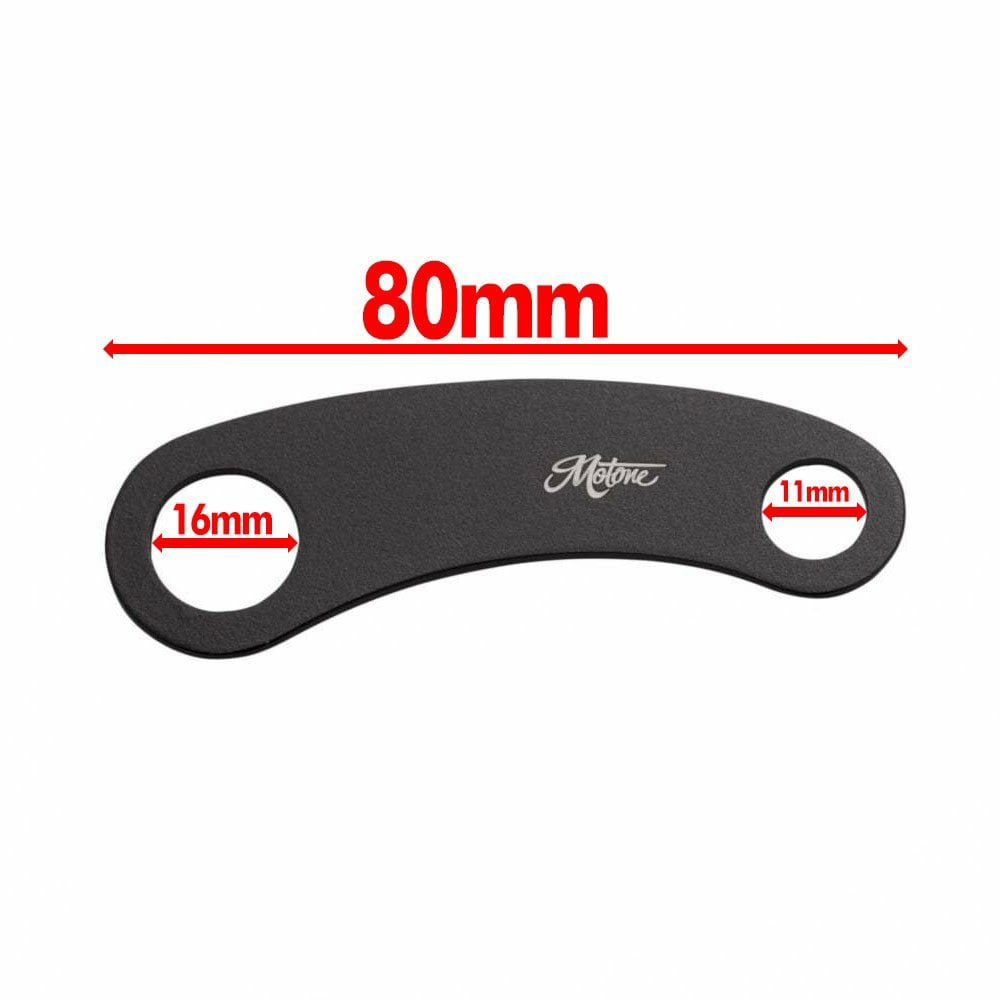 Motone ショックマウントターンシグナルブラケット ブラック トライアンフ-04