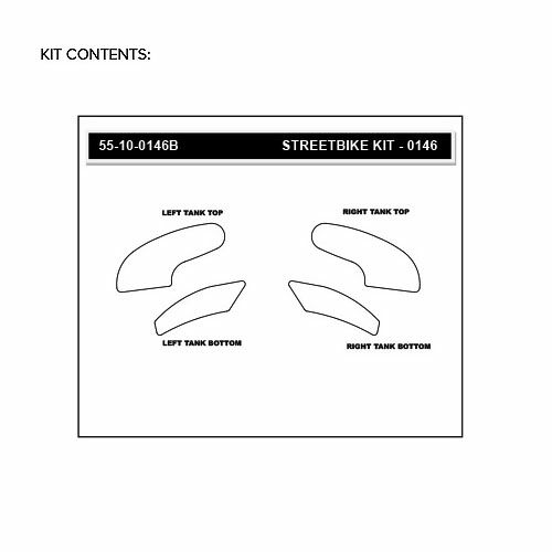 STOMPGRIPトラクションパッド タンクキット YZF-R6 17- (クリア)-02
