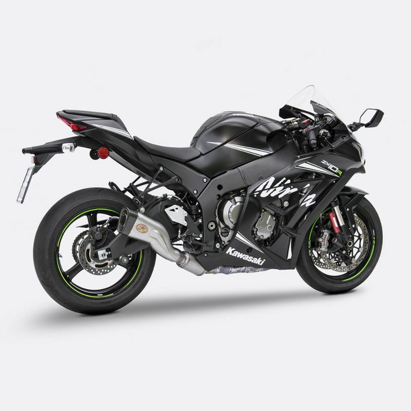 ZARD マフラー サイレンサー+De-CATキット フルチタン カワサキZX-10R 16-