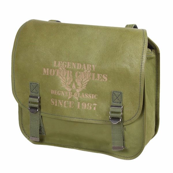 サウンドバック Amazon | DEGNER SB-78 ミリタリーテイストレザーサドルバッグ