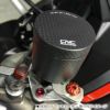 CNC Racingフルードリザーバー マットカーボン 12ml リアブレーキ/クラッチ用 SE800Y-02