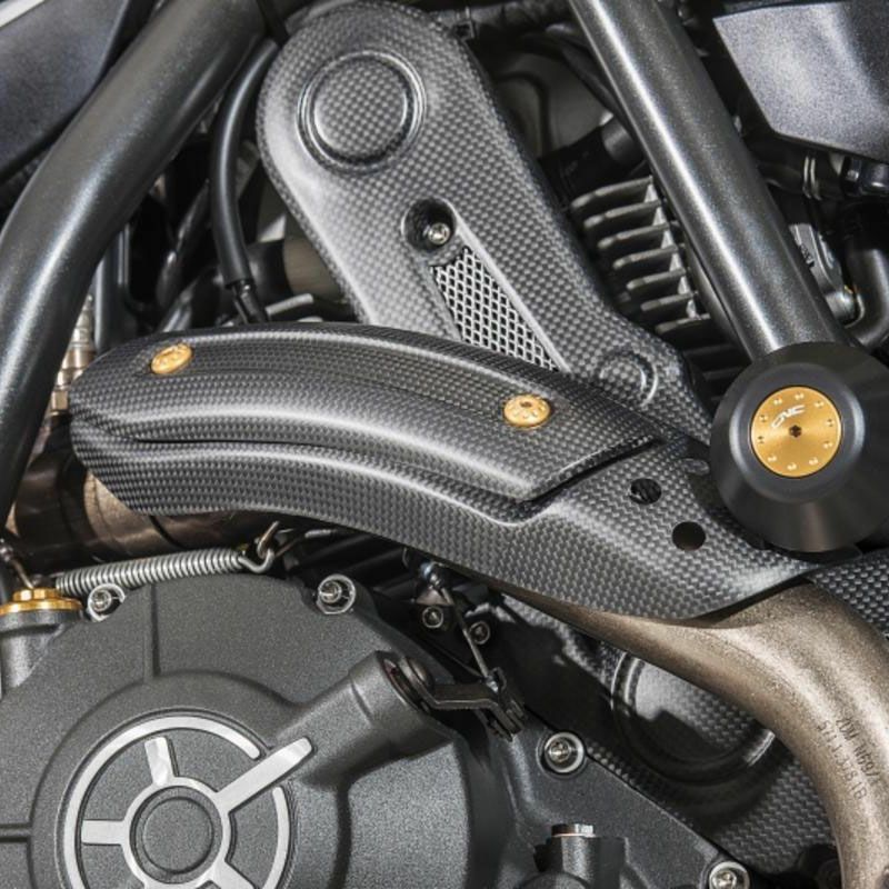 CNC Racing エキゾーストパイプ ヒートガーDucati