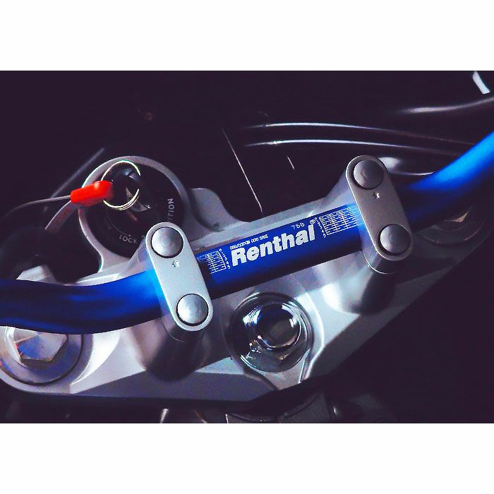 RENTHAL 7/8" ストリートハンドルバー ウルトラロー シルバー-02