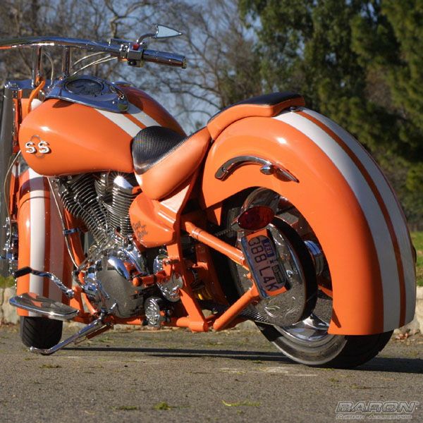 BARON ヘビーショックスプリング XV1600/1700ロードスター/ウォリアー V-Star650-02