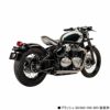 British Customs ストレートパイプパフォーマンスTips ブラック for Bonneville Bobber-02