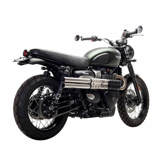 British Customs BC X エンパイア ショットガンマフラー ポリッシュ ストリートスクランブラー-02