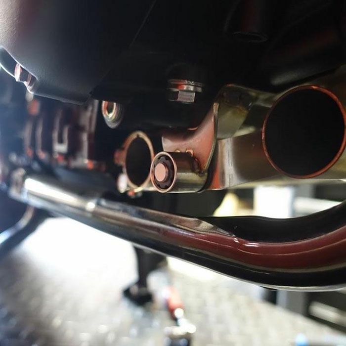 British Customs デキャタライザーリンクパイプ ボンネビル/スラクストン/ストリートツイン-03