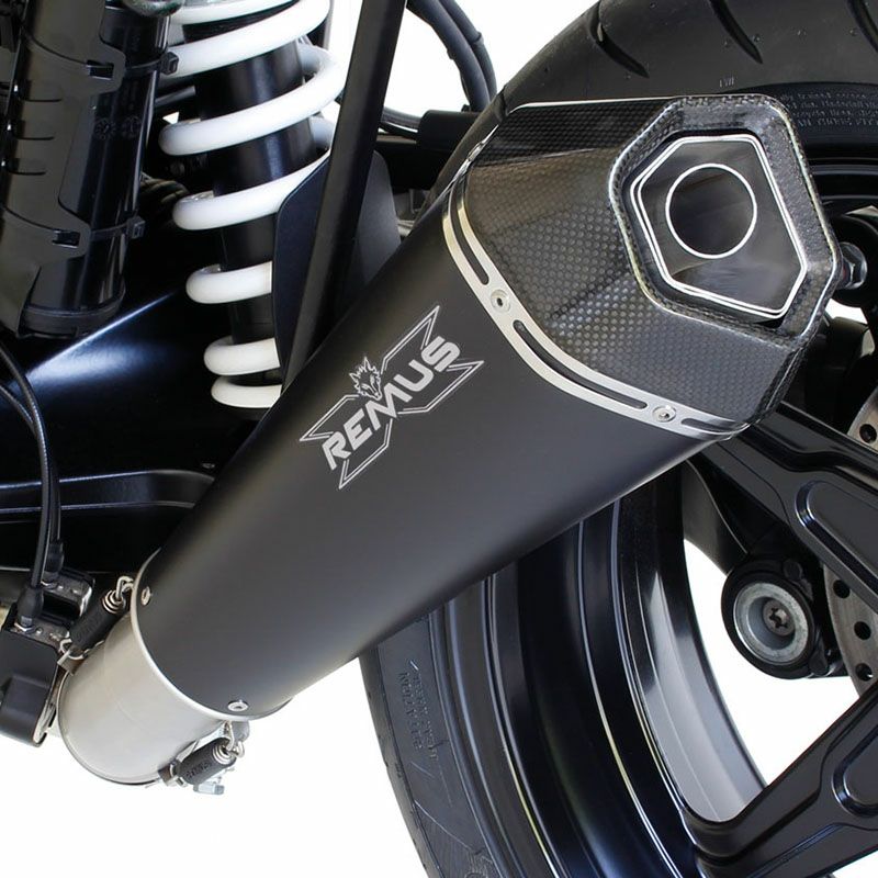 REMUS HYPERCONE スリップオン・マフラー ステンレスブラック EC適合 RnineTシリーズ 16- 056782 087516L-01