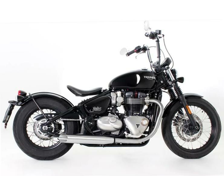 REMUS CUSTOM スリップオン・マフラー マットステンレス EC規格 ボンネビルボバー-02