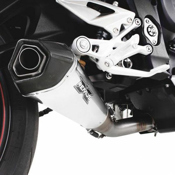 REMUS HYPERCONE スリップオン・マフラー マットステンレス レース StreetTriple765S/R/RS 17- 036683 915017-01