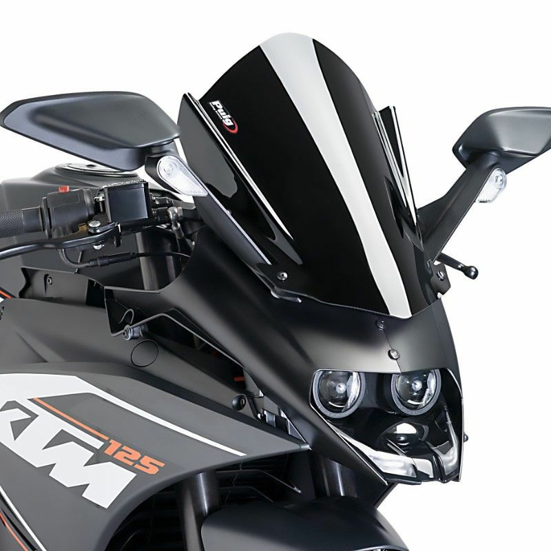 プーチ(Puig) レーシングスクリーン ブラック RC125/200/390 14- 7004N 