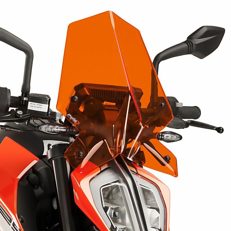 プーチ(Puig) スポーツスクリーン オレンジ 125/390 Duke 17- 9514T-01