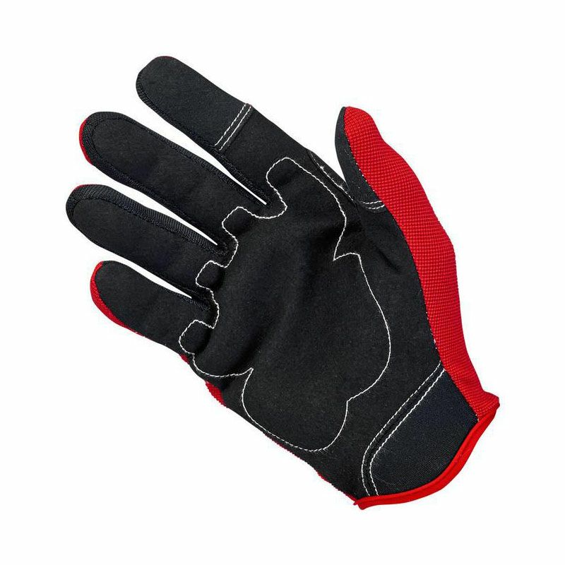 ビルトウェル MOTOグローブ レッド/ブラック/ホワイト-02