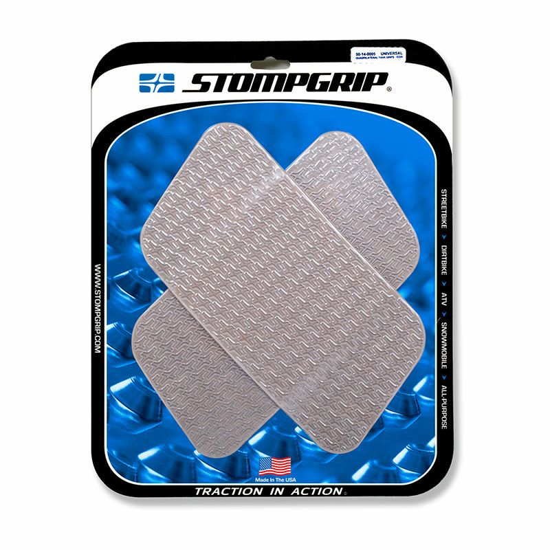 STOMPGRIP 汎用タンクパッド QUADRILATERAL アイコン (クリア)-01