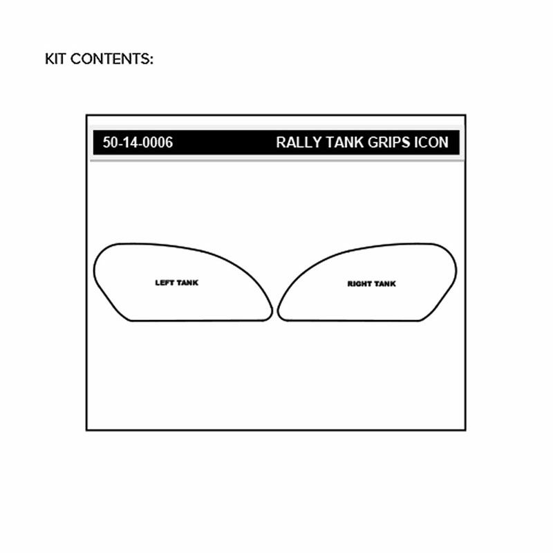STOMPGRIP 汎用タンクパッド ラリー アイコン (ブラック)-02