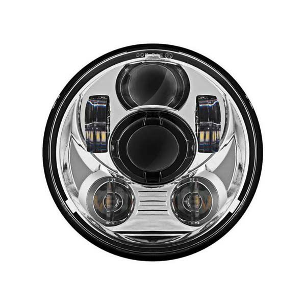 (WMW) 5.75インチ プロジェクターLEDヘッドライト クローム MS-0057S-02