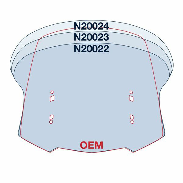 National Cycle VSTREAM リプレイスメントスクリーン スタンダード GL1800 18--03