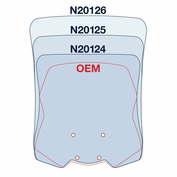 National Cycle VSTREAM ツアーウィンドスクリーン ヴェルシスX300-03