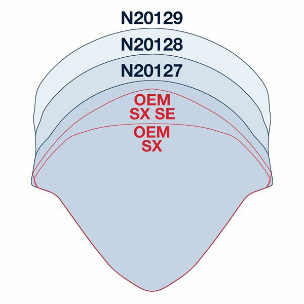 National Cycle VSTREAM スポーツ/ツアーウィンドスクリーン H2SX/SE-03