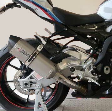 Lextek ステンレス/カーボンチップ ヘキサゴナルサイレンサー S1000RR 10-11-04