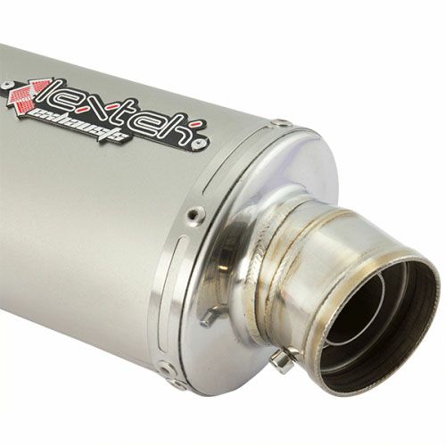 Lextek ステンレス オーバルスリップオン・マフラー 右出し R1200GS 09-13-02