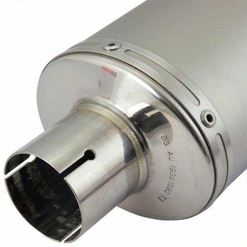 Lextek ステンレス オーバルスリップオン・マフラー 右出し R1200GS 09-13-03