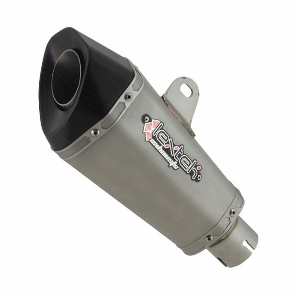 Lextek 汎用 ステン/カーボンチップ ヘキサゴナルサイレンサー 右-01