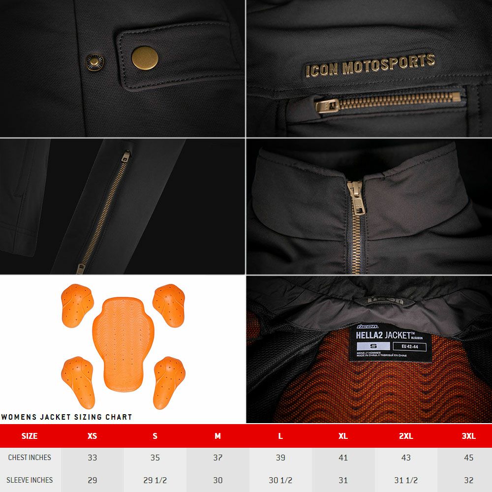 ICON レディース HELLA2 ジャケット-03
