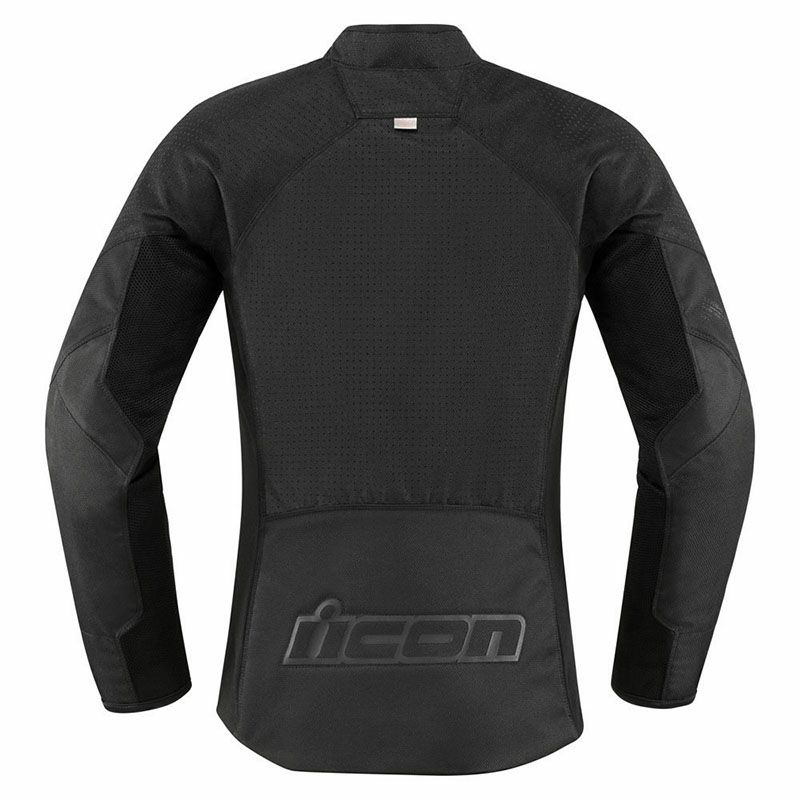 ICON レディース Hooligan PERF ジャケット ブラック-02