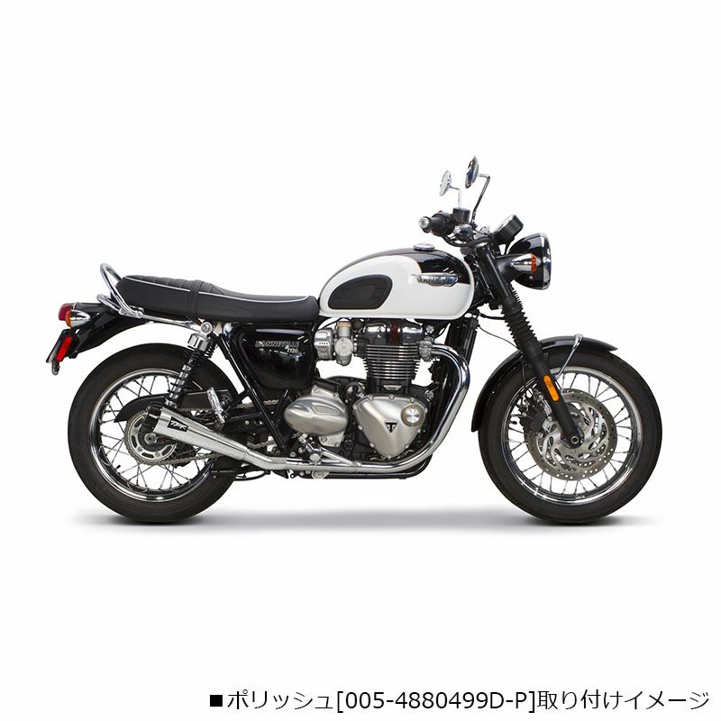 Two Brothers Racing Bonneville T100/120 スリップオン・マフラー ブラック-02