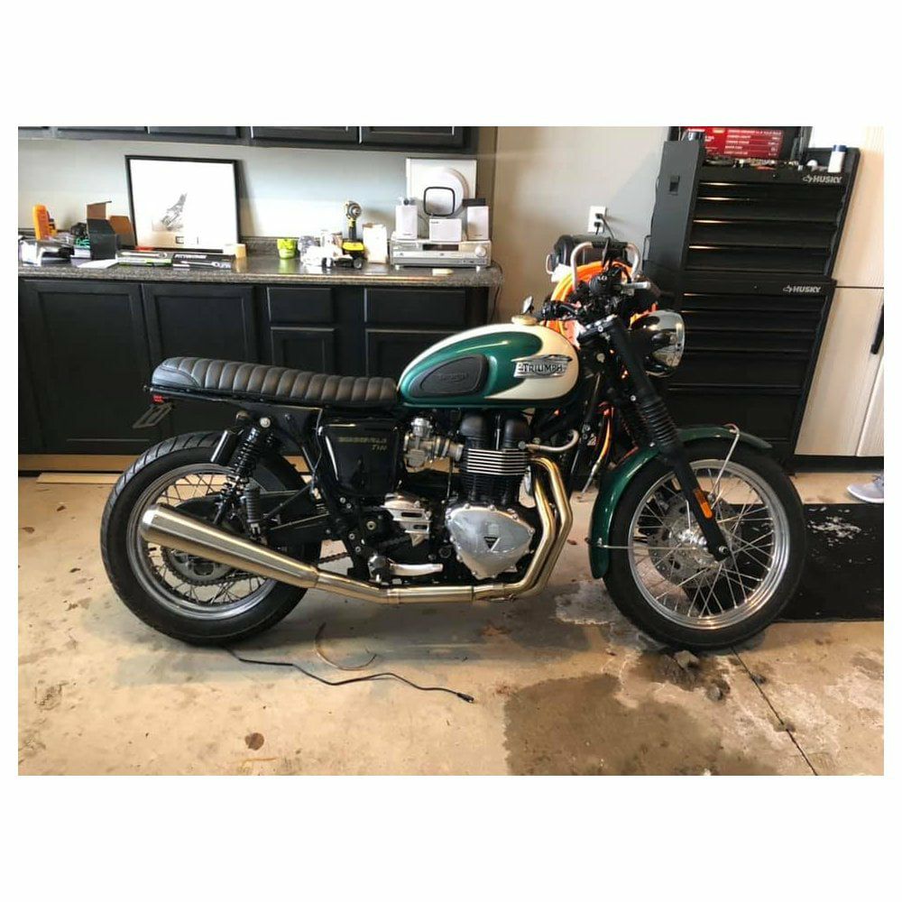 Motone(モートーン) Skinny シート 空冷モデル用 The Krait ブラック　MSM015-04