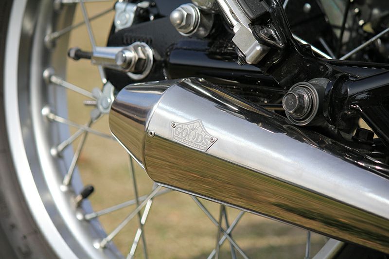 グッズ(GOODS) ESPECIALLY TAPERED CORN スリップオンマフラー SR400 