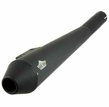 グッズ(GOODS) ESPECIALLY TAPERED CORN　スリップオンマフラー ブラック SR400/500 18-21(final)-03