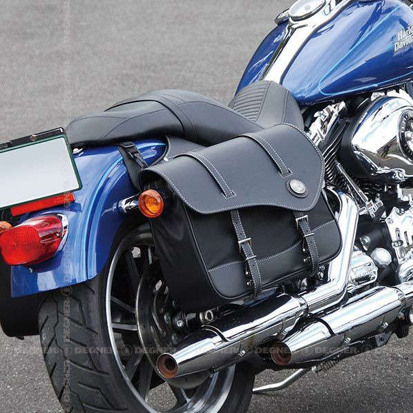 NB-39B-BK:デグナー　両掛けサドルバッグ　ブラック　片側16L-03