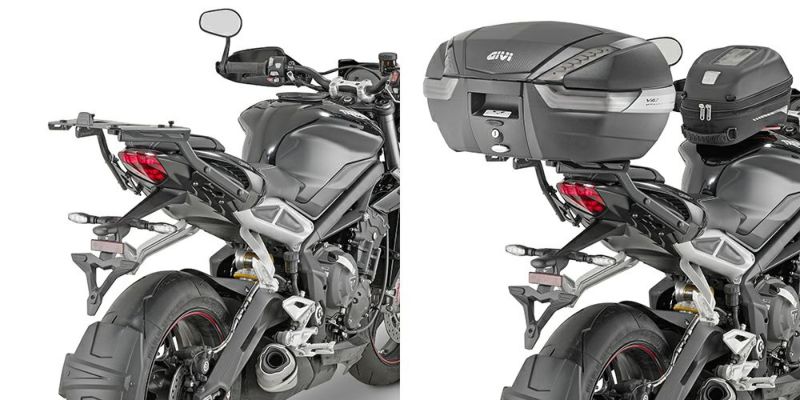 ジビ(GIVI) リアラック ストリートトリプル765 17-19 | バイクカスタム