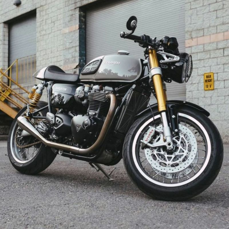 Motone ビレットラジエターガード ユニオンジャック ブラック