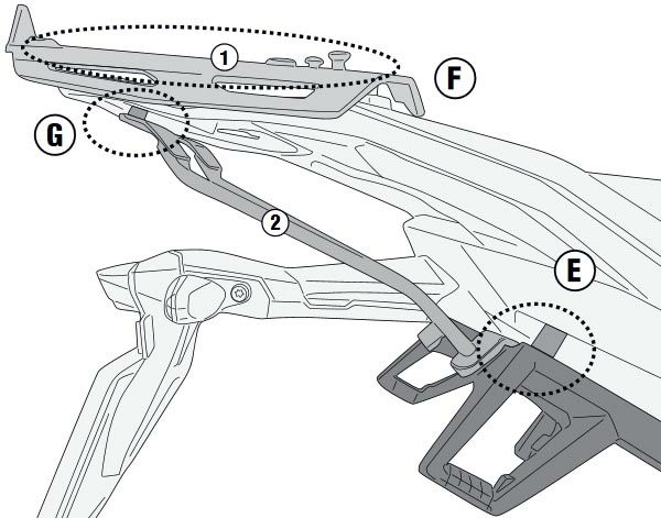 ジビ(GIVI) モノキーケース リアラック F900R/R900XR-02