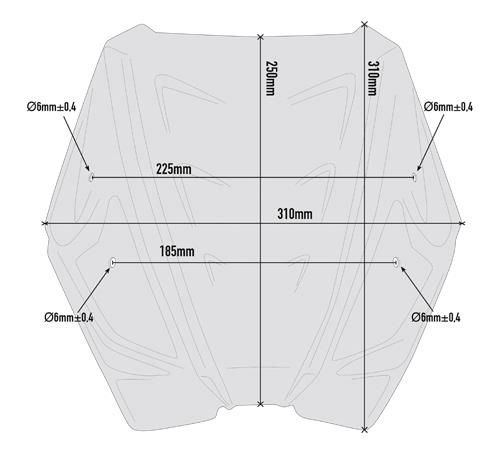 GIVI スクリーン スモーク DUKE790 18-20-02