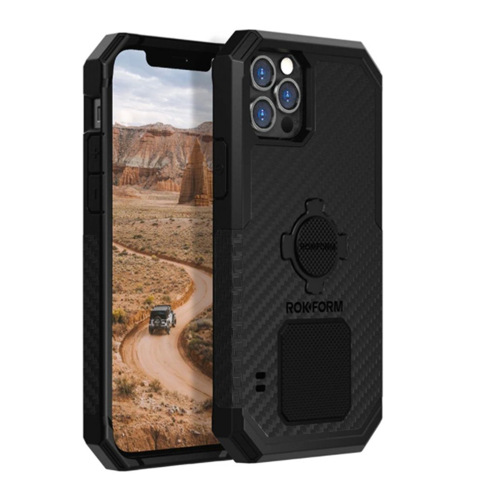 307301P:ロックフォーム iPhone12/12 Pro Ruggedケース ブラック-01
